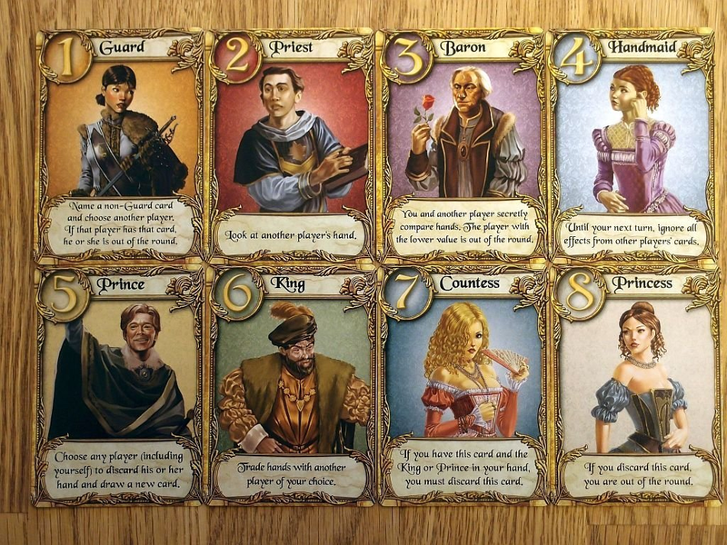 The cards of Love Letter
